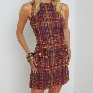 L'Agence Florian Tweed Dress